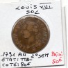 Sol 1791 AA Metz 2eme semestre Louis XVI pièce de monnaie royale