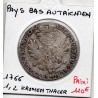 Pays-Bas Autrichiens 1/2 Kronenthaler 1766 Sup-, KM 19 pièce de monnaie