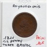 Grande Bretagne Token 1/2 Penny 1811 TB, Bristol pièce de monnaie