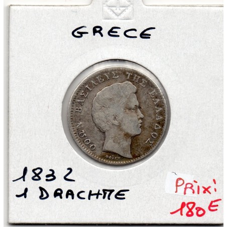 Grece 1 Drachme 1832 TB, KM 15 pièce de monnaie