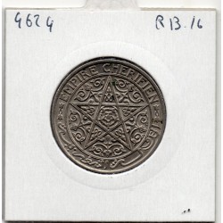 Maroc 1 franc 1339 AH -1921 FDC, Lec 213 pièce de monnaie