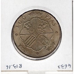 Espagne 100 pesetas 1966 *68 Sup, KM 797 pièce de monnaie