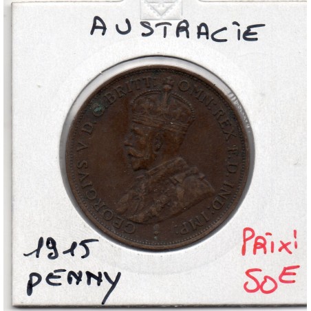 Australie 1 penny 1915 TTB+, KM 23 pièce de monnaie