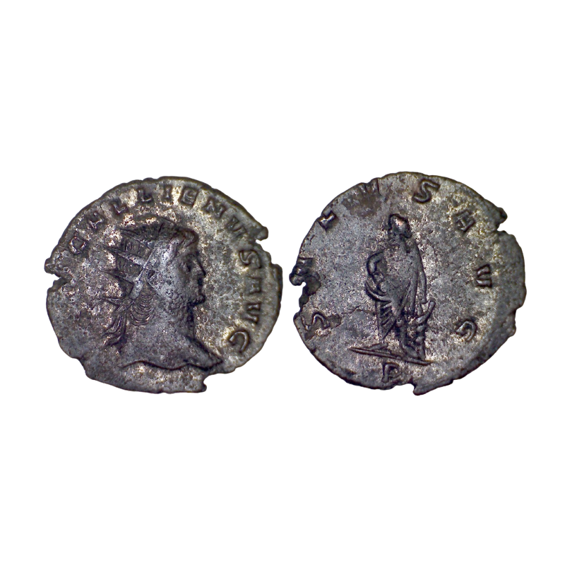 Antoninien de  Gallien (265-266) RIC 511var sear 10347var Milan