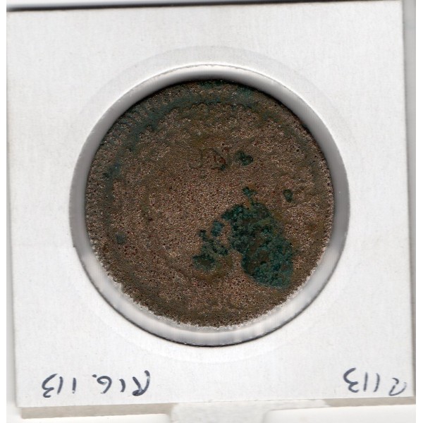 1 decime Dupré An 4 A paris contremarqué UN B-, France pièce de monnaie