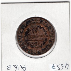 Italie Sardaigne 5 centesimi 1826 L TB+, KM 127 pièce de monnaie