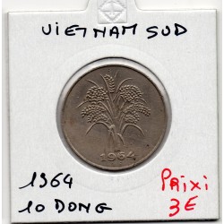 Viet-Nam Sud 10 dong 1964 Sup, KM 8 pièce de monnaie