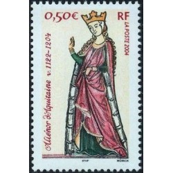 Timbre France Yvert No 3640 Aliénor d'Aquitaine