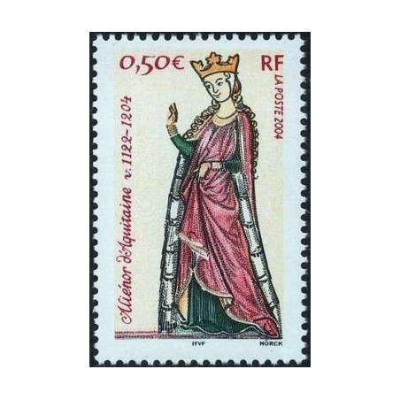 Timbre France Yvert No 3640 Aliénor d'Aquitaine