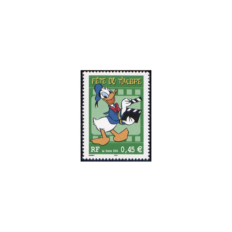 Timbre France Yvert No 3642 Fête du timbre Donald