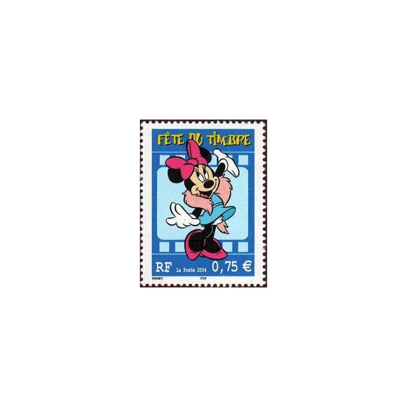 Timbre France Yvert No 3643 Fête du timbre Minnie