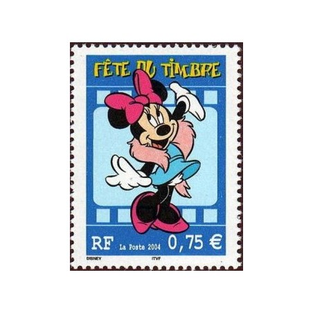 Timbre France Yvert No 3643 Fête du timbre Minnie