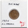 Suisse 1/2 franc 1956 Sup, KM 23 pièce de monnaie