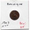 Belgique 1 centime 1901 en francais TTB+, KM 33.1 pièce de monnaie