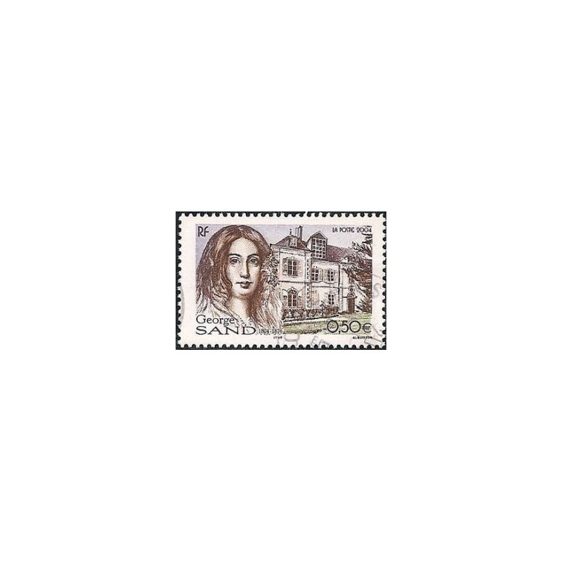 Timbre France Yvert No 3645 Georges Sand