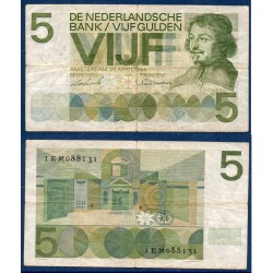 Pays Bas Pick N°90, Billet de Banque de 5 Gulden 1966