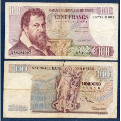 Belgique Pick N°134a TB, Billet de banque de 100 Franc Belge 1970-1975
