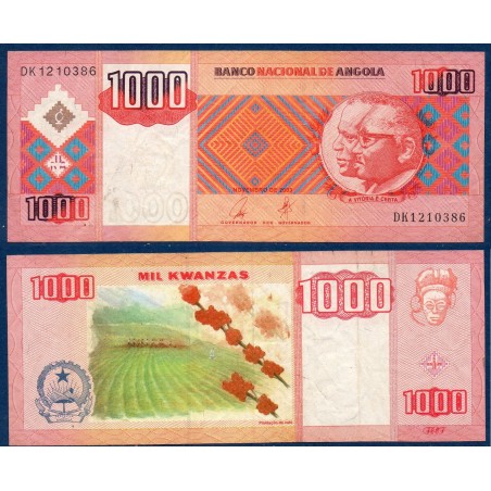 Angola Pick N°150a, Billet de banque de 1000 Kwanzas 2003