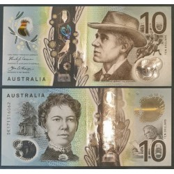 Australie Pick N°63 SPL, Billet de banque de 10 Dollars 2017