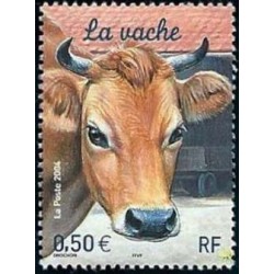 Timbre France Yvert No 3664 La vache