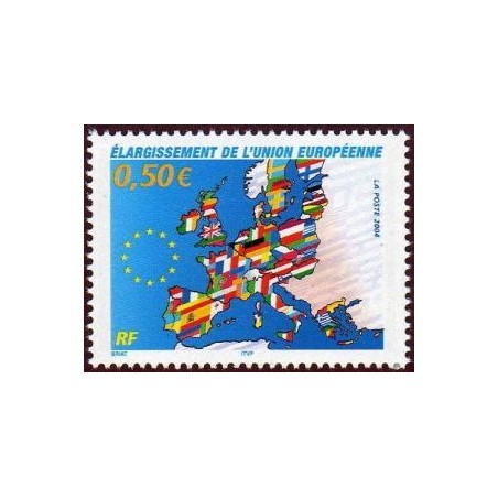 Timbre France Yvert No 3666 Elargissement de l'Union Européenne
