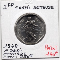 Essai 2 francs Semeuse Nickel 1978 SPL, France pièce de monnaie