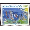 Timbre France Yvert No 3668 Europa Vacances de Raoul Dufy, issu de feuille