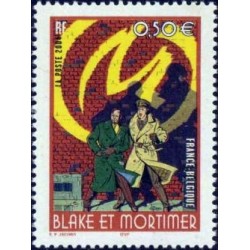 Timbre France Yvert No 3669 Blake et Mortimer