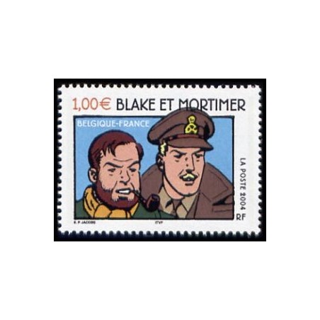 Timbre France Yvert No 3670 Blake et Mortimer