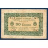 Alençon et Flers 50 centimes TB 1915 pirot 23 Billet de la chambre de Commerce