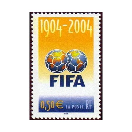 Timbre France Yvert No 3671 Centenaire de la FIFA