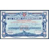 Clermont 25 francs neuf 1923 Billet d'epargne obligation prime