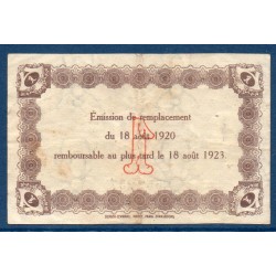 Le Havre 1 Franc TTB 18.8.1920 Pirot 28 Billet de la chambre de Commerce