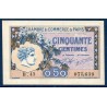 Paris 50 centimes Sup- 10 mars 1920 Pirot 31 Billet de la chambre de commerce