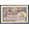 Paris 50 centimes TTB 10 mars 1920 Pirot 31 Billet de la chambre de commerce