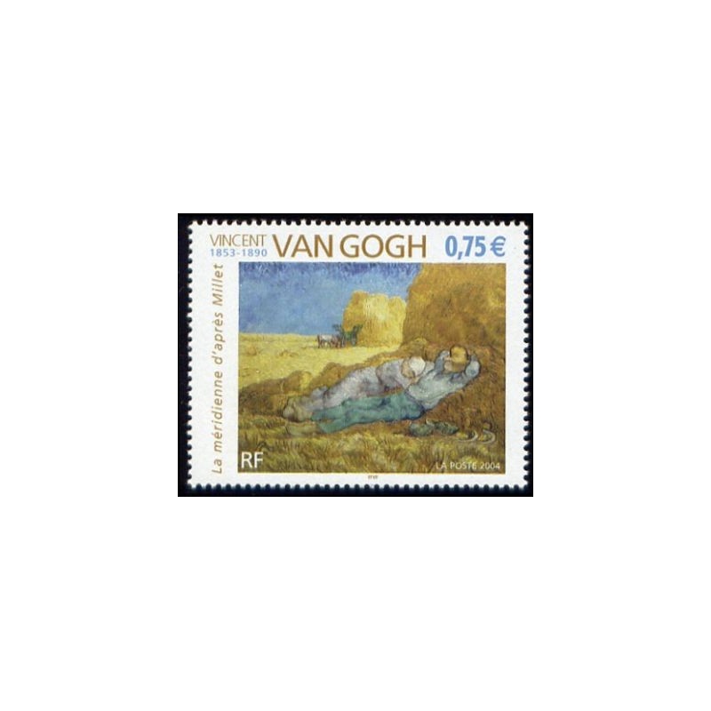 Timbre France Yvert No 3690 Van Gogh, la Méridienne