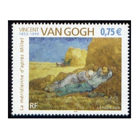 Timbre France Yvert No 3690 Van Gogh, la Méridienne