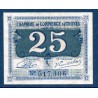 Troyes 25 centimes Neuf 31.12.1925 Pirot 15 Billet de la chambre de Commerce