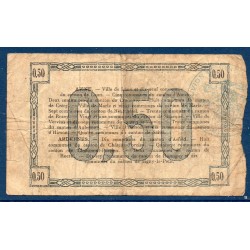 Bon régional Aisne et Ardenne (laon) 50 centimes TB 19.9.1915 pirot 02-1301 Billet