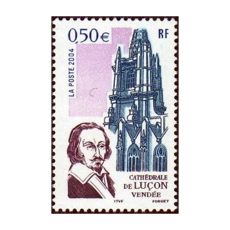 Timbre France Yvert No 3712 Cathédrale de Luçon