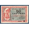 Ville de Colmar 50 Centimes TB 15-12-1918 pirot 68-86 Billet