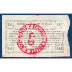 Bon régional Fourmies Nord Ainse Oise 50 centimes TB- 8.5.1916 pirot 59-1115 Billet