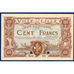 Ville Lille 100 francs Sup- 13.7.1917 pirot 59-1629 Billet