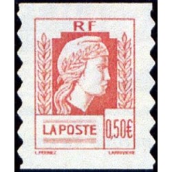 Timbre France Yvert No 3716 Marianne d'Alger autoadhésive, issue du carnet