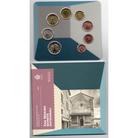 Coffret BU Saint-Marin 2021 Série divisionaire complete