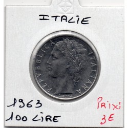 Italie 100 Lire 1963 FDC,  KM 96.1 pièce de monnaie