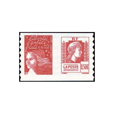 Autoadhésifs Yvert No P43 Timbres Paire Marianne du 14 Juillet + Marianne d'Alger