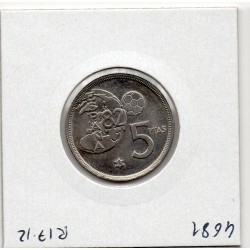 Espagne 5 pesetas 1980 * 82 FDC, KM 817 pièce de monnaie