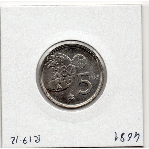 Espagne 5 pesetas 1980 * 82 FDC, KM 817 pièce de monnaie
