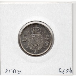 Espagne 5 pesetas 1989 FDC, KM 823 pièce de monnaie